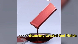 รีวิวสีอะครีลิค X02 Crystal Red Pearl 1L ขายส่ง