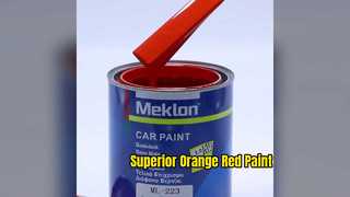 223 สีอะครีลิค 2K สีส้มแดง