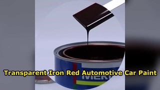 เหล็กใสสีแดงยานยนต์รถยนต์ Refinish เคลือบและซ่อมสีรถ